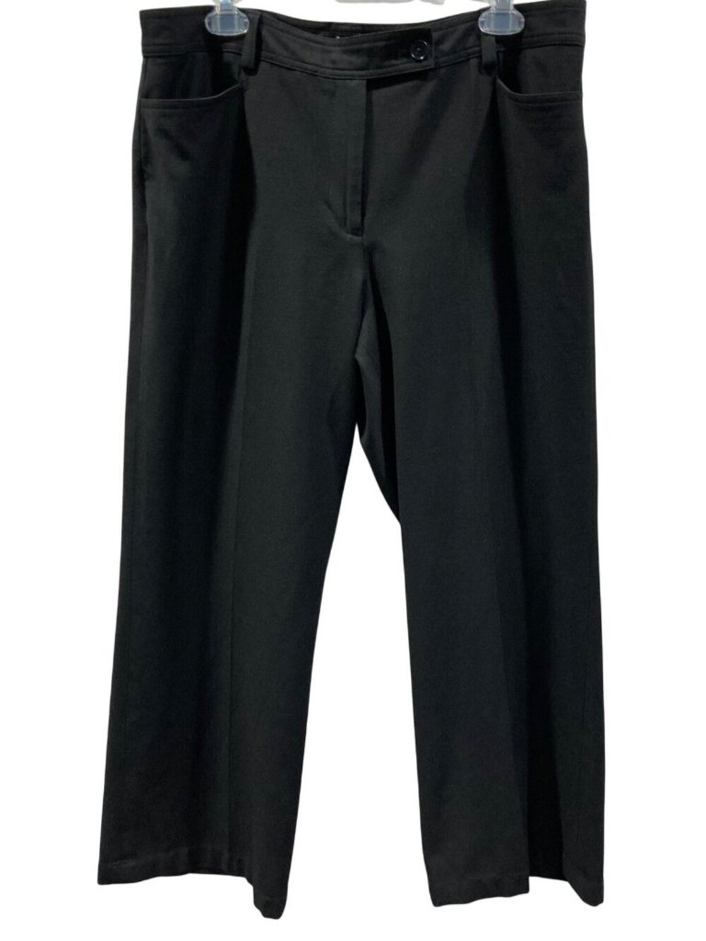 Talbots Heritage Wool Blend Pants 14P Black Whimsygoth Capsule Office Old Money
